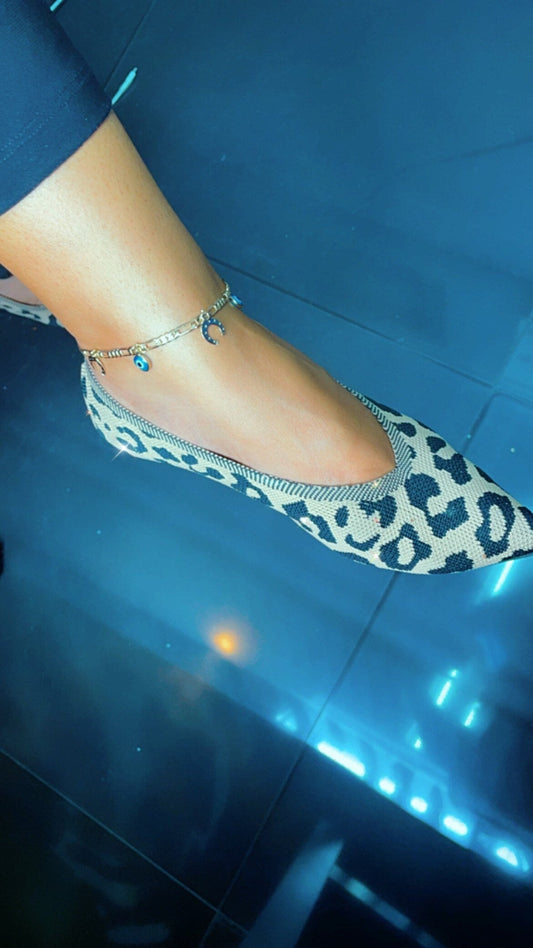 18k Gold Filled Evil Eye & Horse Shoe Anklet Hypoallergenic Jewelry Wholesale