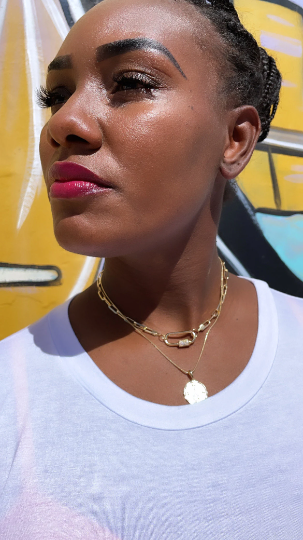18k Gold Layered Wish Bone Pendant With Wish Bone Engraved