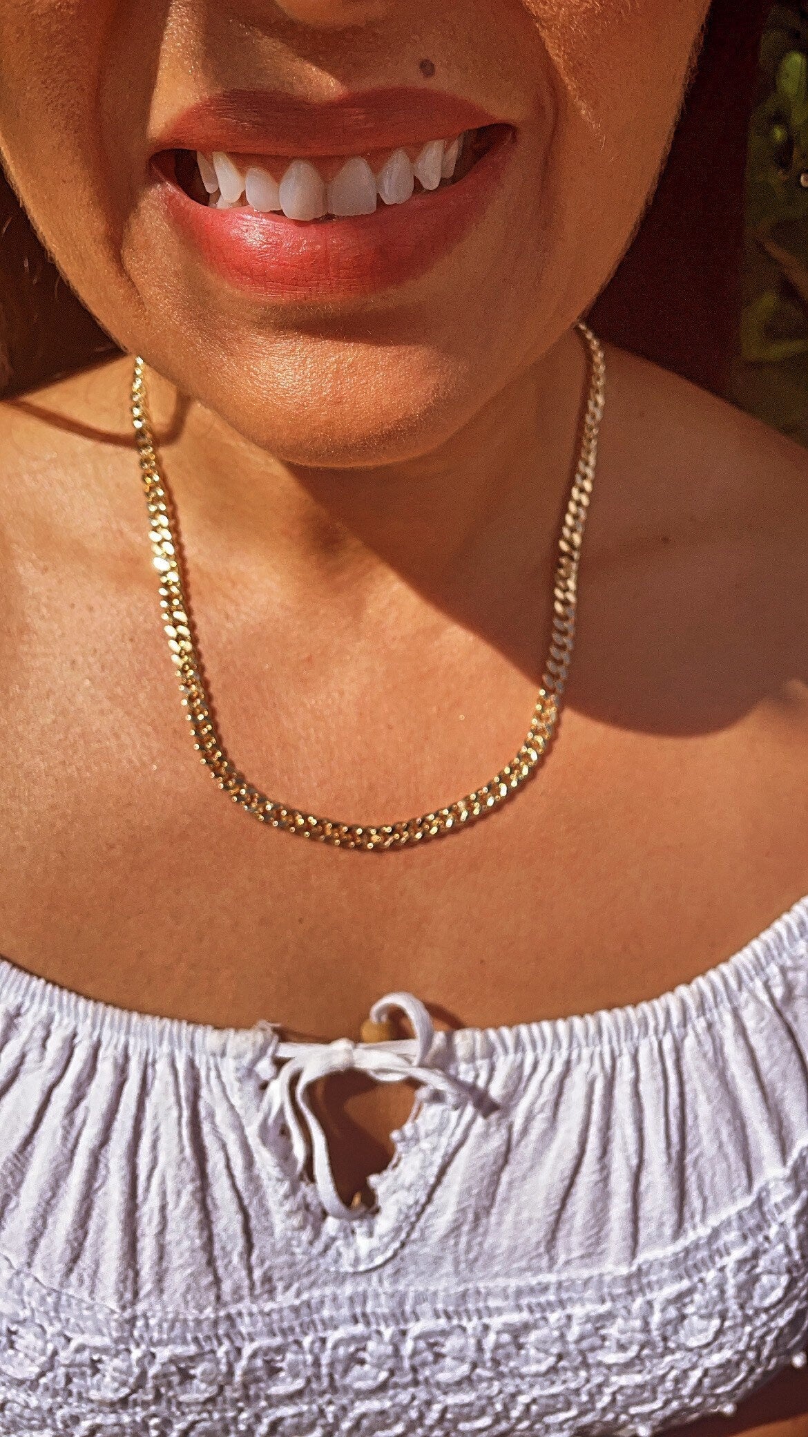 18k Gold Layered 6mm Cuban Link Chain, Miami Cuban Available Necklace and