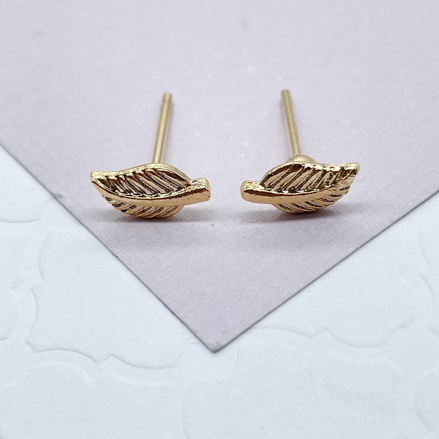 Dainty And Delicate And Minimalist 18k Gold Layered Triangle, Square, Shell, Leaf