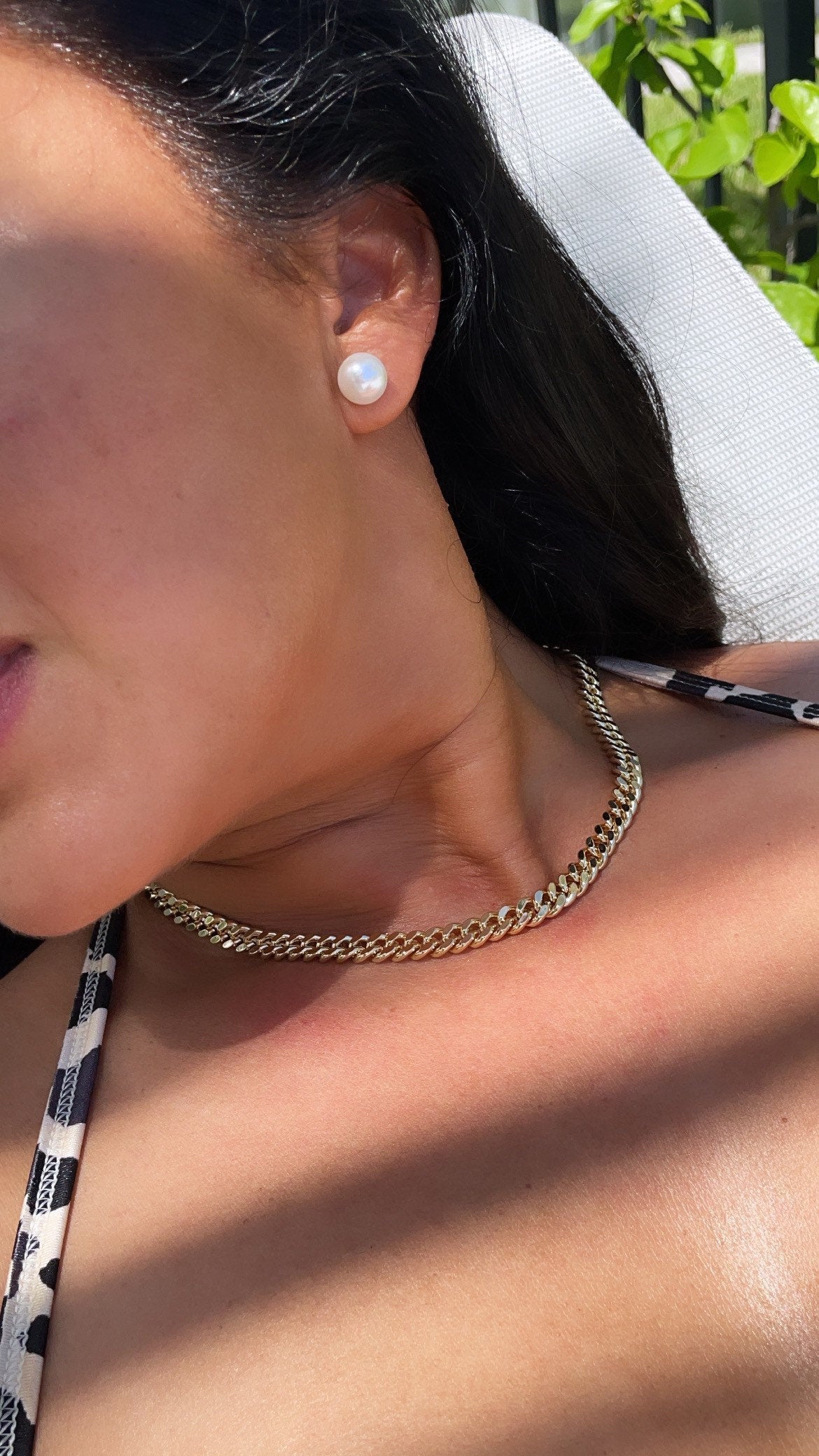 18k Gold Filled Cuban Link Chain: 7mm Miami Curb Necklace