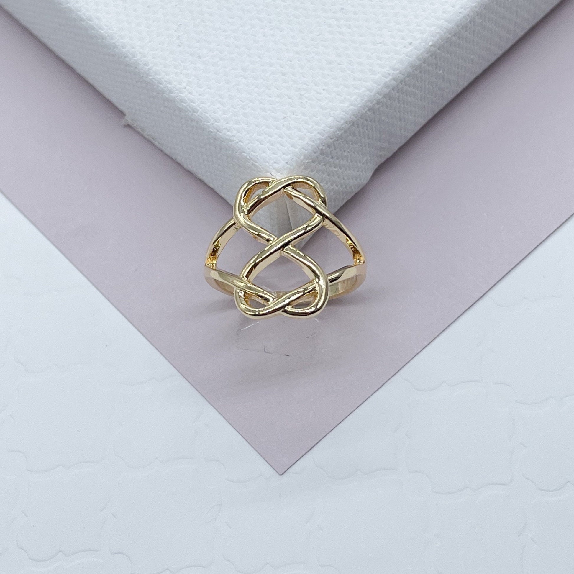 18k Gold Filled Infinity Ring Dainty Jewelry