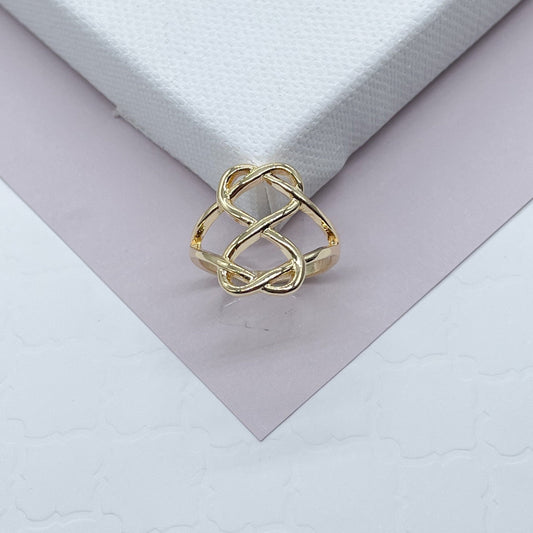 18k Gold Filled Infinity Ring Dainty Jewelry