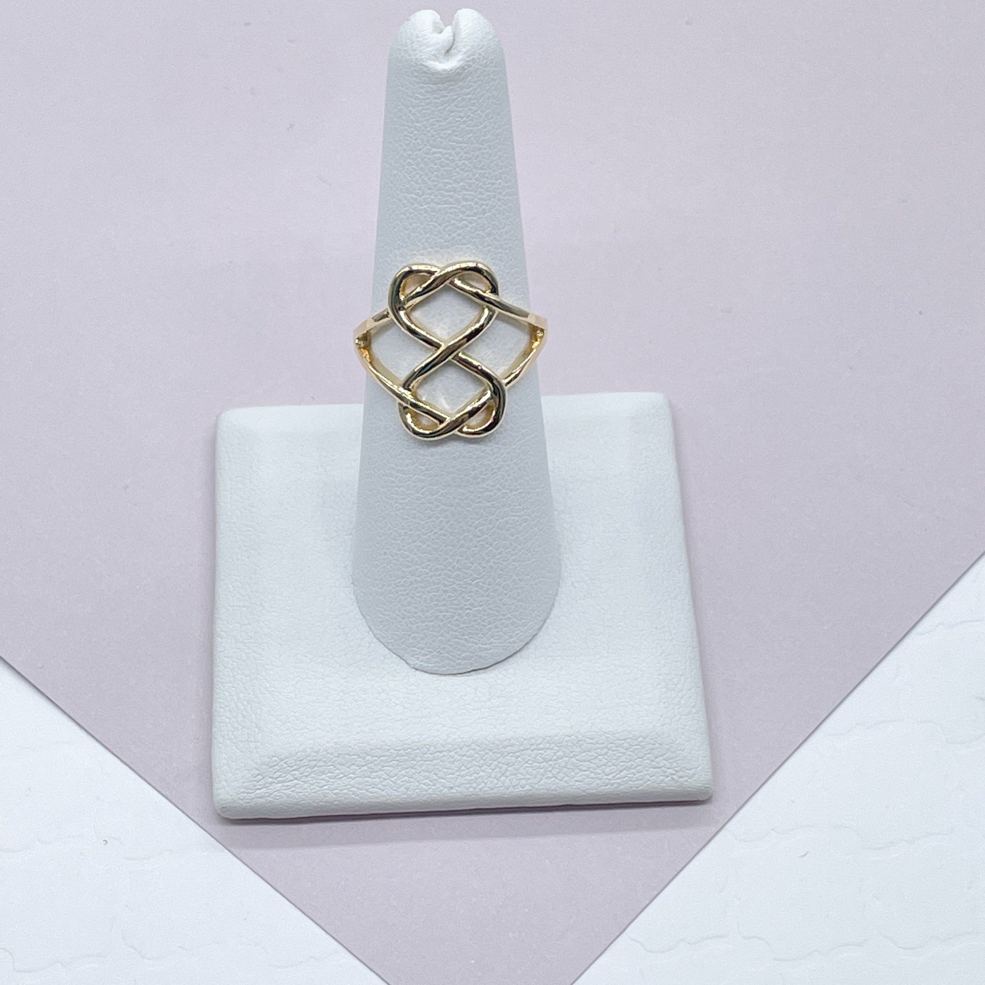 18k Gold Filled Infinity Ring Dainty Jewelry