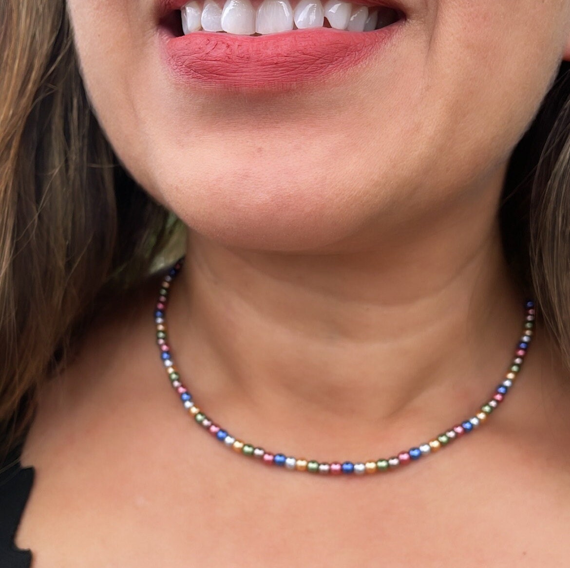 18K Gold Filled Colorful Beads Set