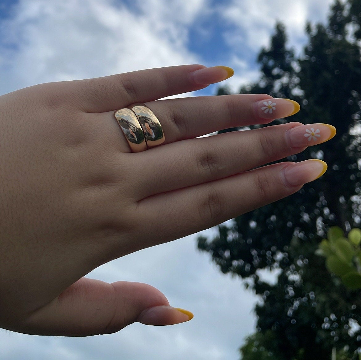 18k Chunky Gold Filled Wrap Ring