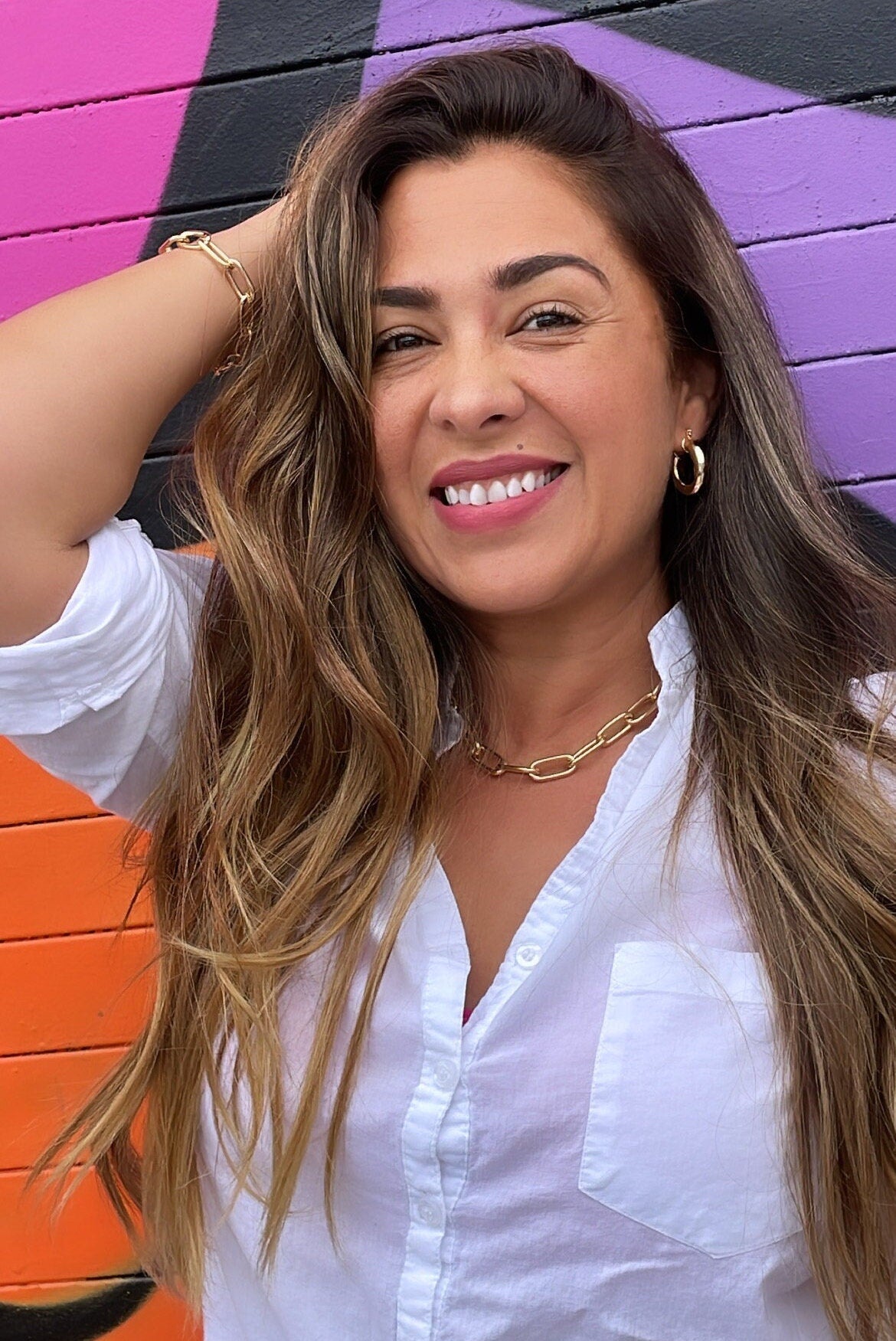 18k Gold Filled 10mm Thick Paper Clip Set necklace and bracelet Wholesale Jewelry Supplies