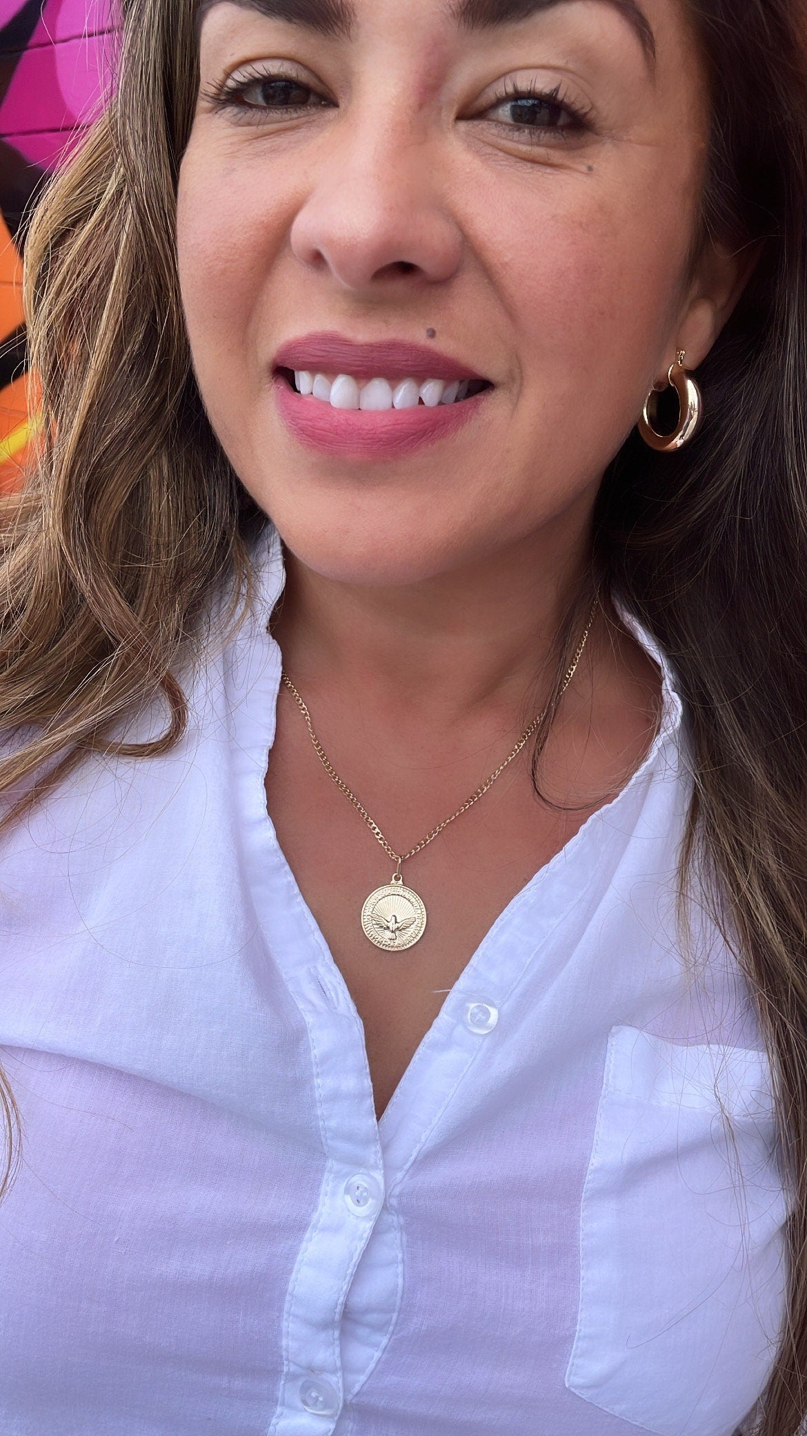 18k Gold filled Dove Charm, Dije de Paloma Wholesale Jewelry Supplies