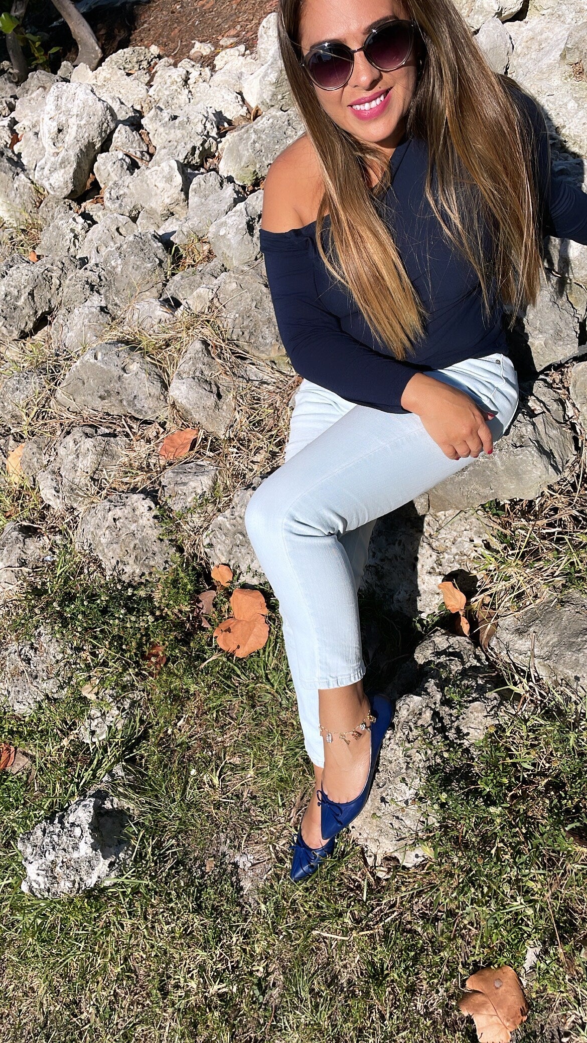 18k Gold Filled Tri-Color Lock & Key Charms Anklet