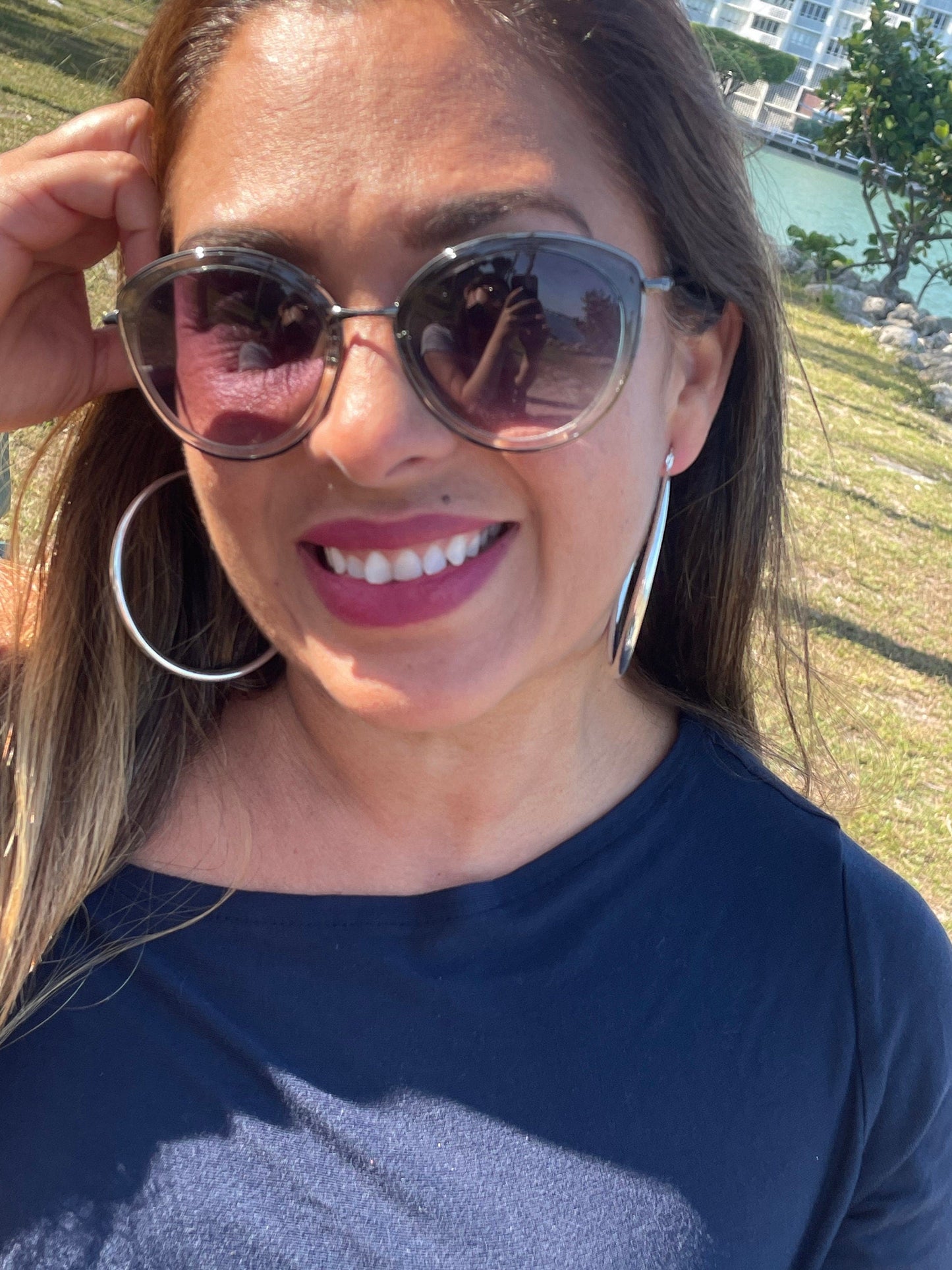 Silver Filled 4mm Thick Plain Hoop