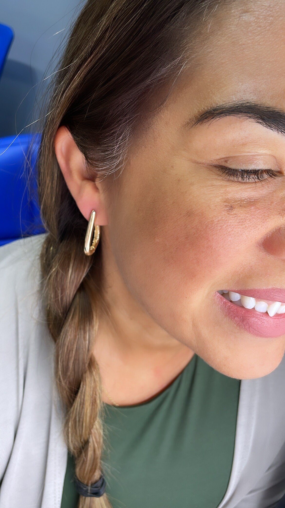 18k Gold Filled Small Horseshoe Shape Hoop EarringsWholesale Jewelry Supplies