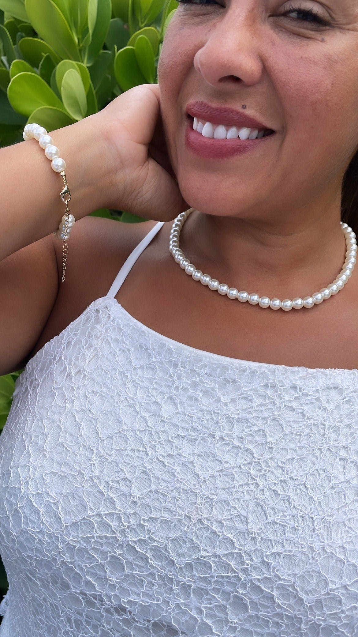 18k Gold Filled Large Pearl Set