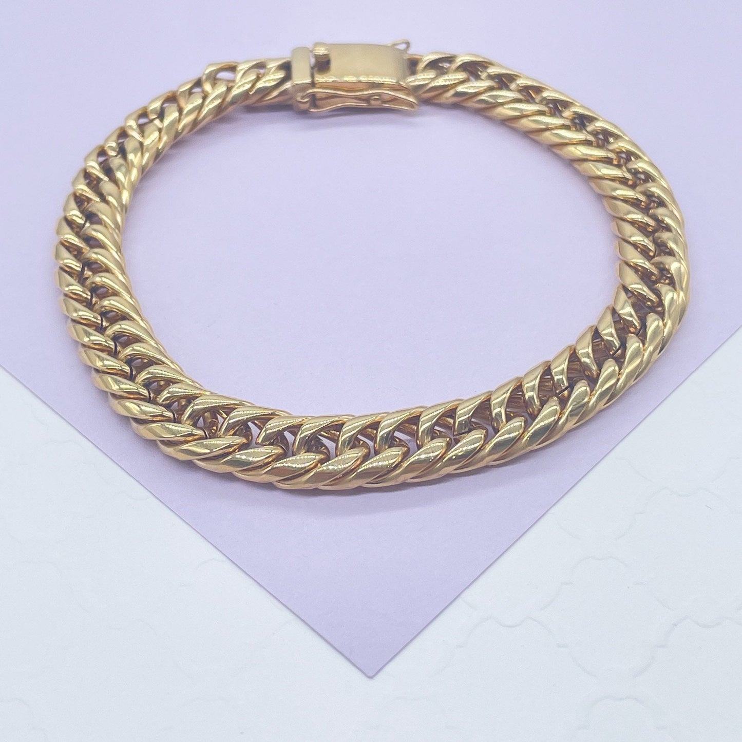 14k Gold Filled Miami Cuban Link Chain Necklace (10mm, 26 inch)