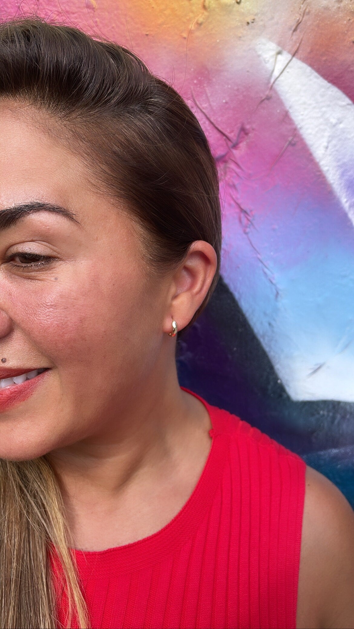 18k Gold Filled Plain Extra Small Huggie Earring