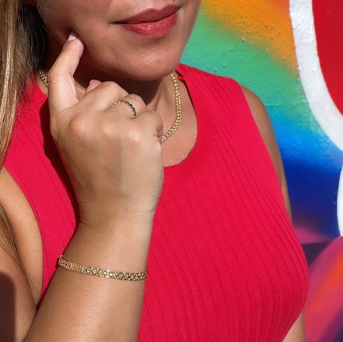 18k Gold Filled Bismark Style Set