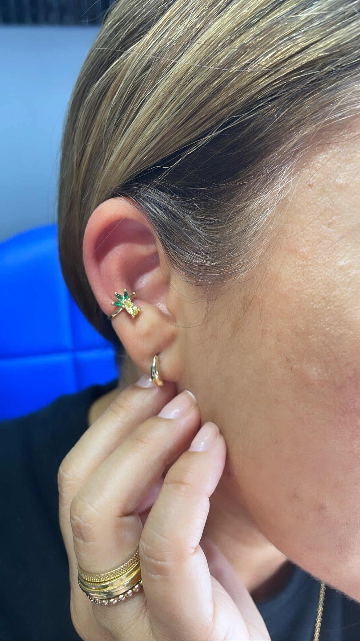 18k Gold Filled Fruit Themed Earring Cuffs