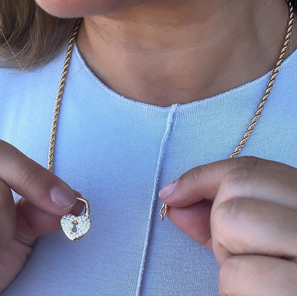 18k Gold Filled Open End- Rope Chain for Jewelry Making, Name Plaque Chain, Easy to Make your own Style