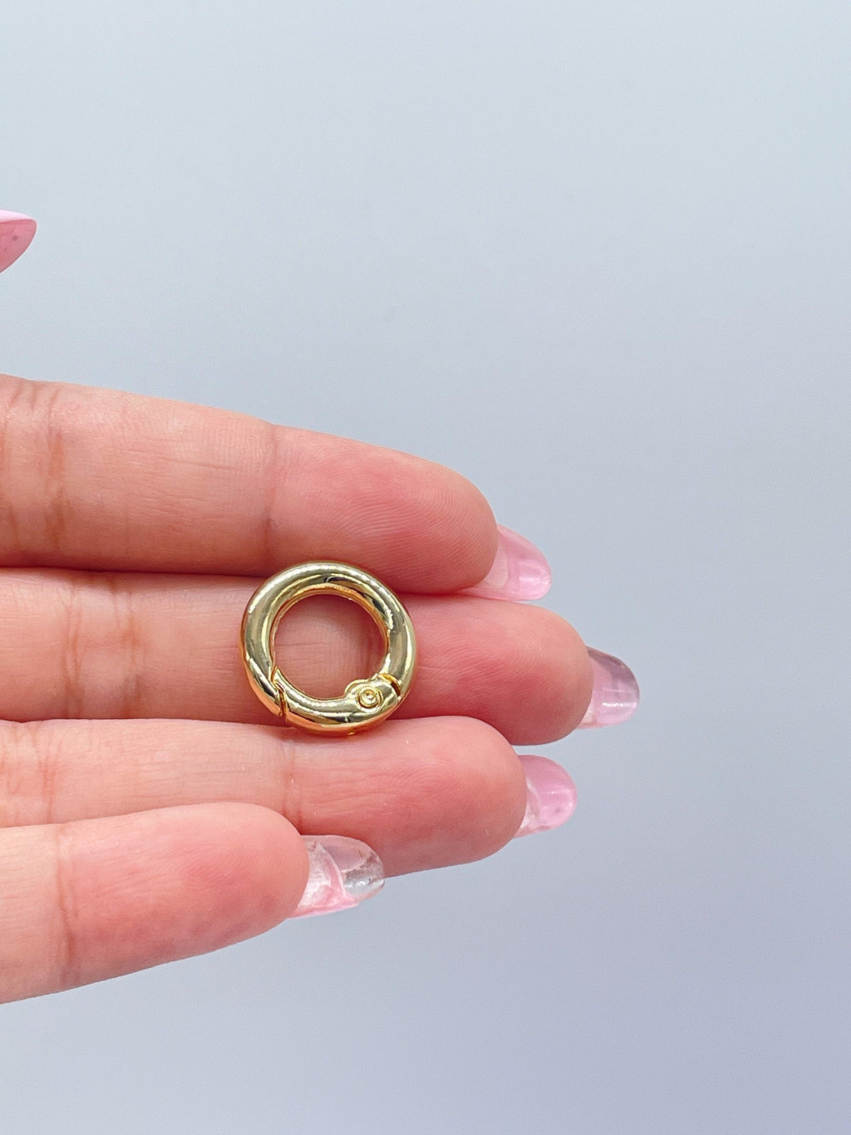 18k Gold Filled Large Smooth Clasp Madd for Jewlery Making