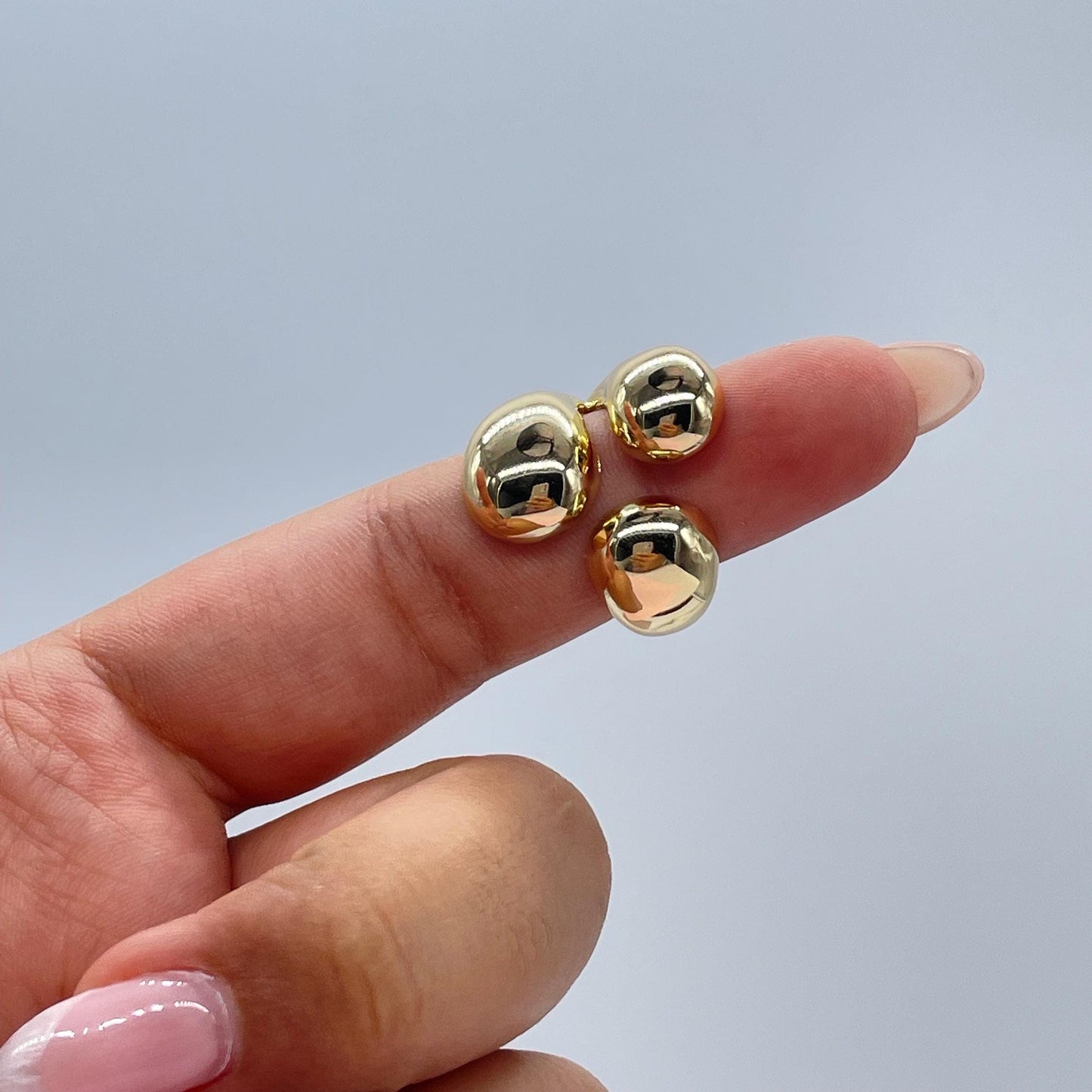 18k Gold-filled Adjustable Triple Wrap Dome Ring