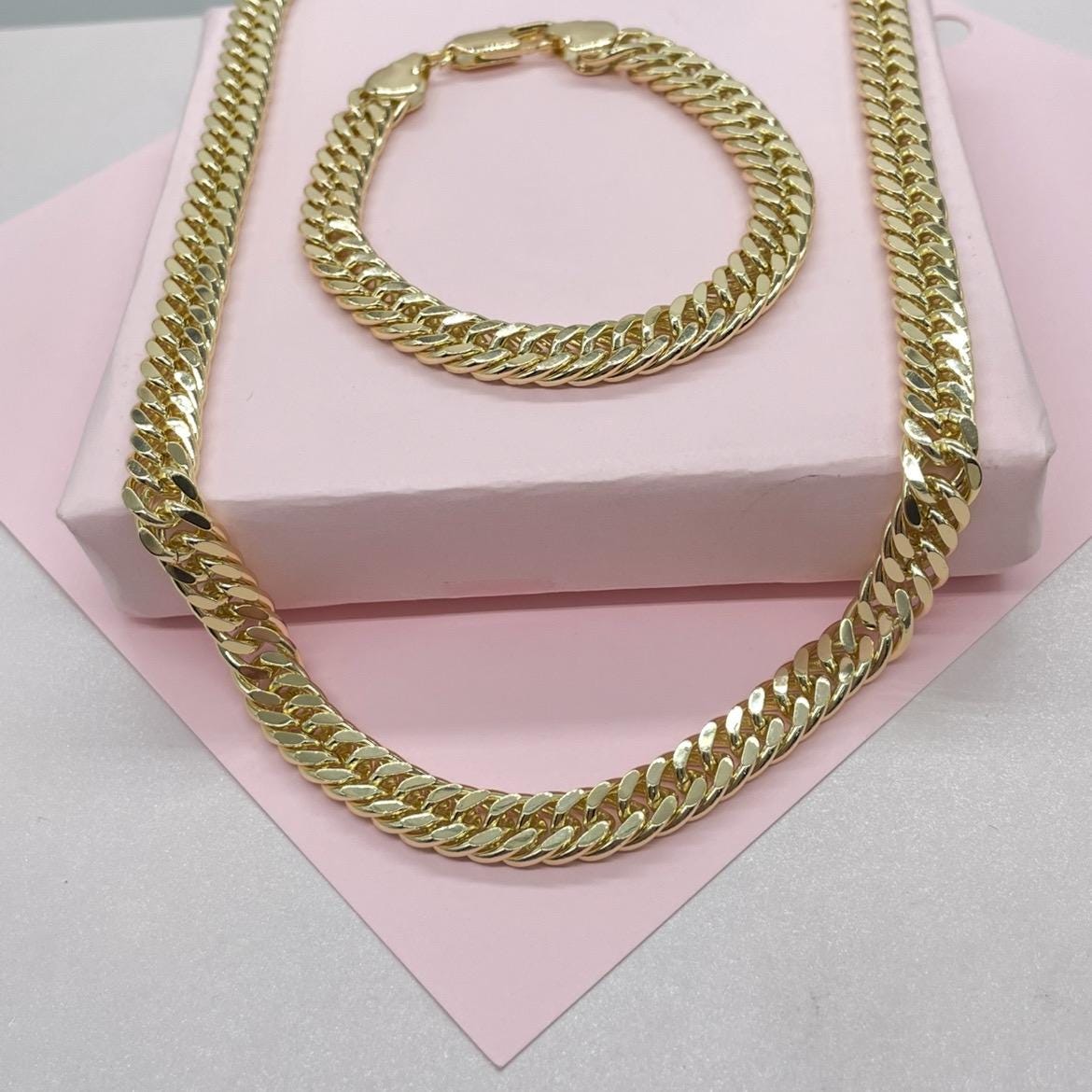 18k Gold Filled Double XL Cuban Link Chain 8 mm