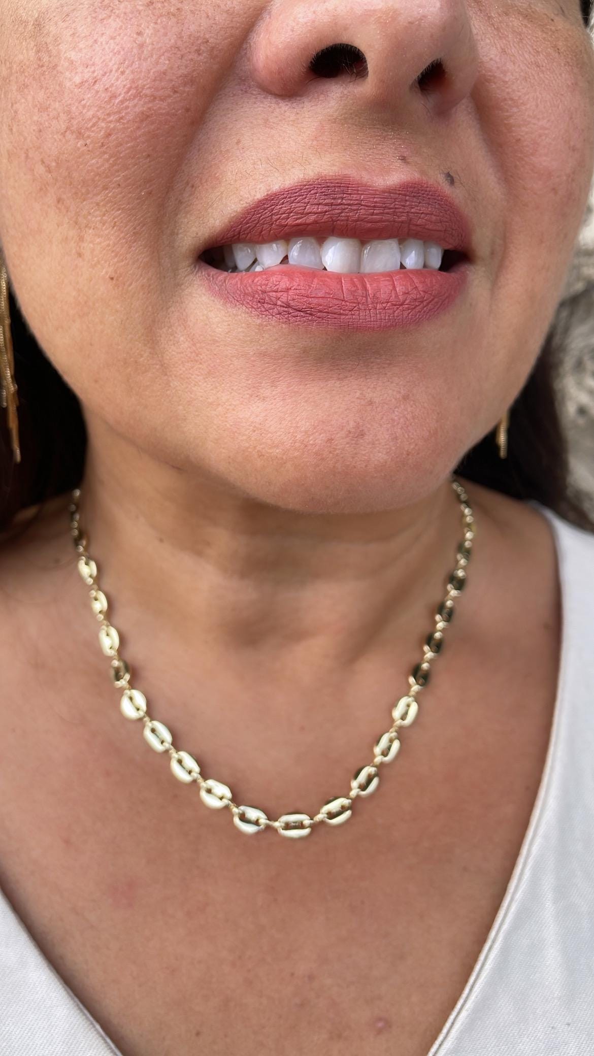 18k Gold Filled Smooth Flat 6mm Mariner Link Set