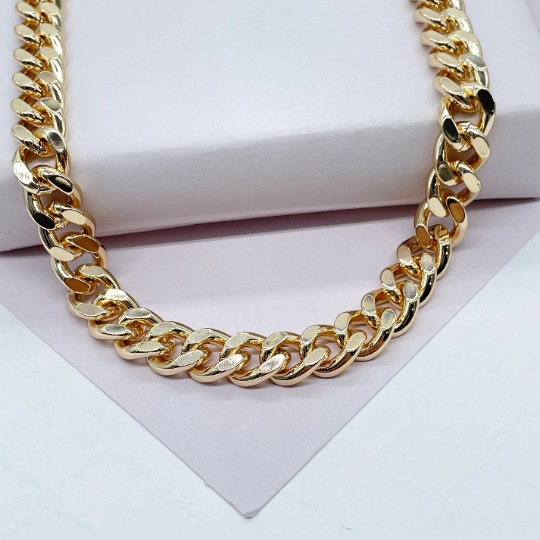 18k Thick Cuban Link Chain Wholesale Jewelry Supplies