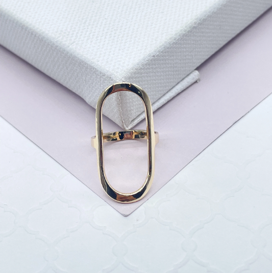 18k Gold Filled Minimalistic Geometric Ring