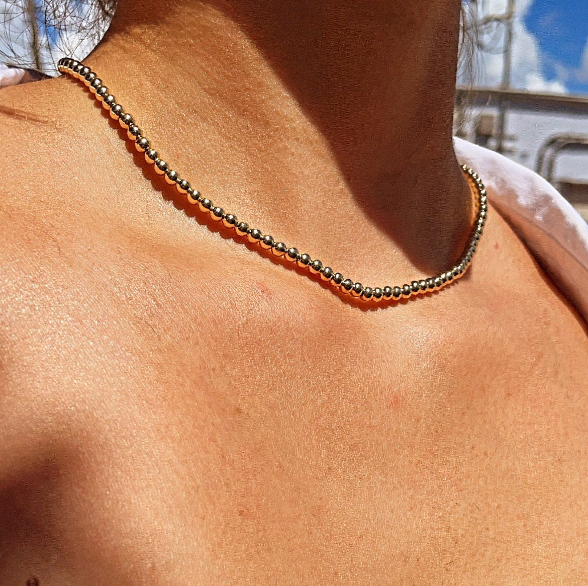 Multi-Strand Chain and Bead Necklace - How Did You Make This? | Luxe DIY
