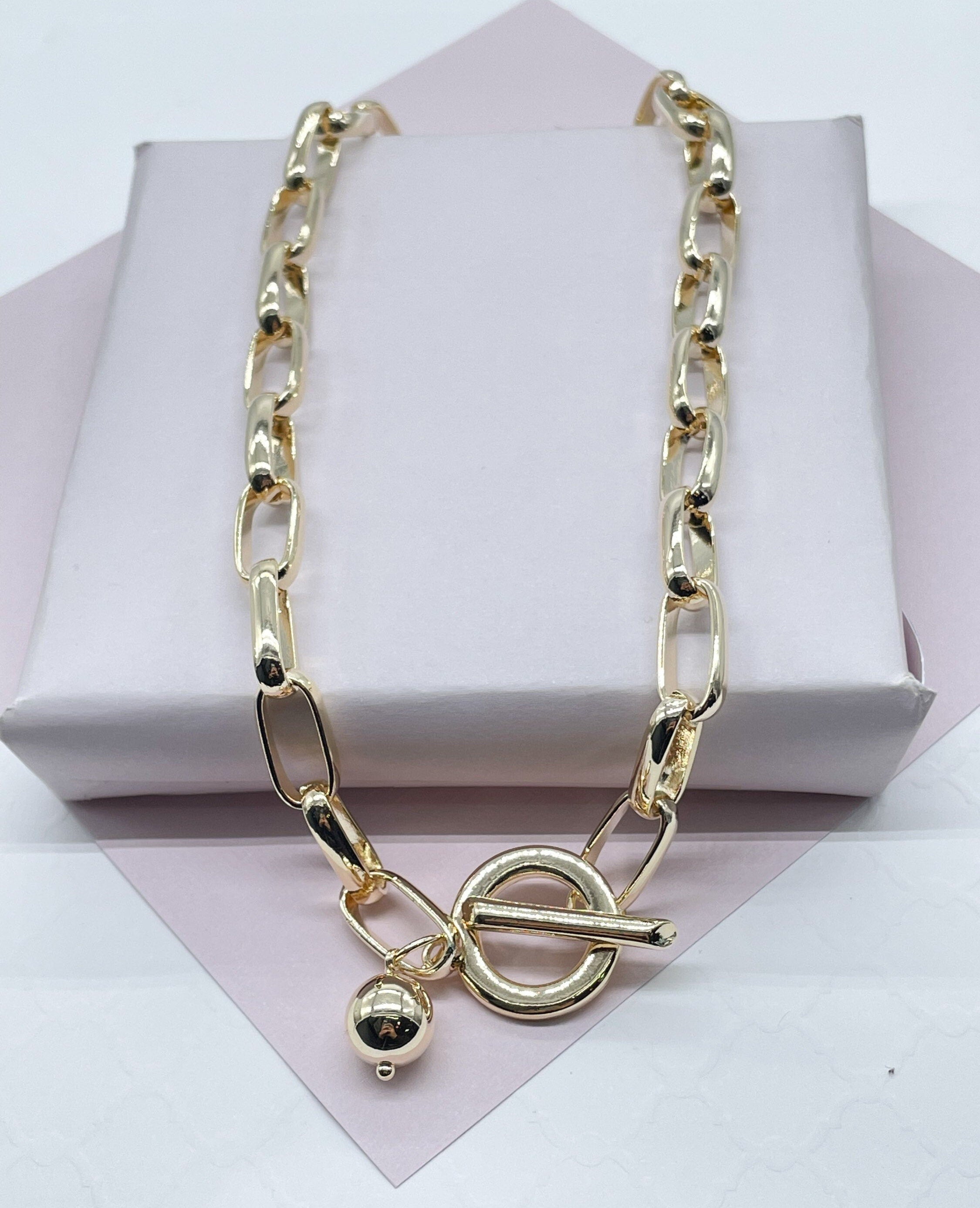 Essential 18K Gold Over Sterling Silver Link Chain Necklace | Sonia Hou –  SONIA HOU