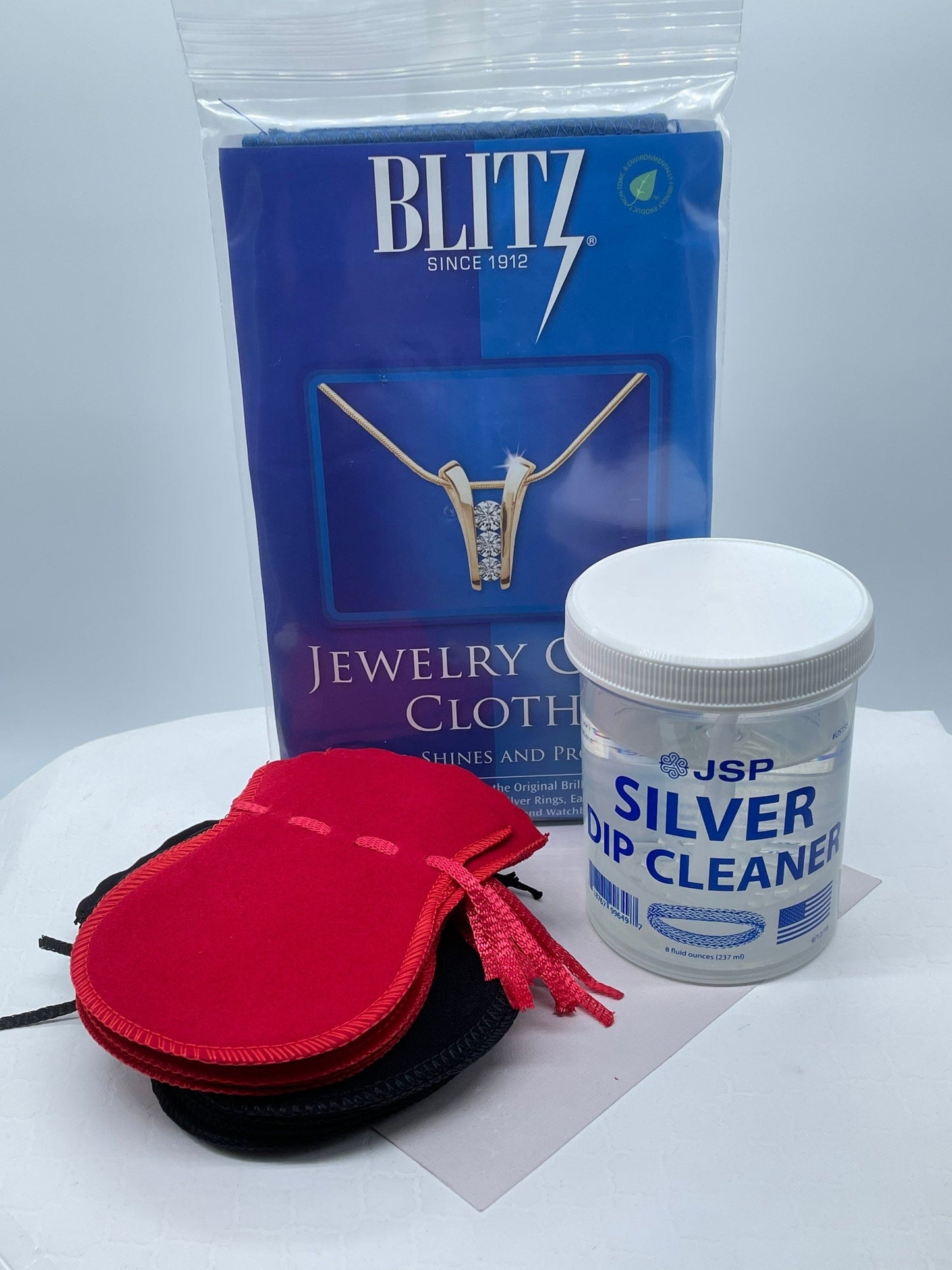Silver Dip Jewelry Cleaner, Cloth Cleaning Shines And Protect