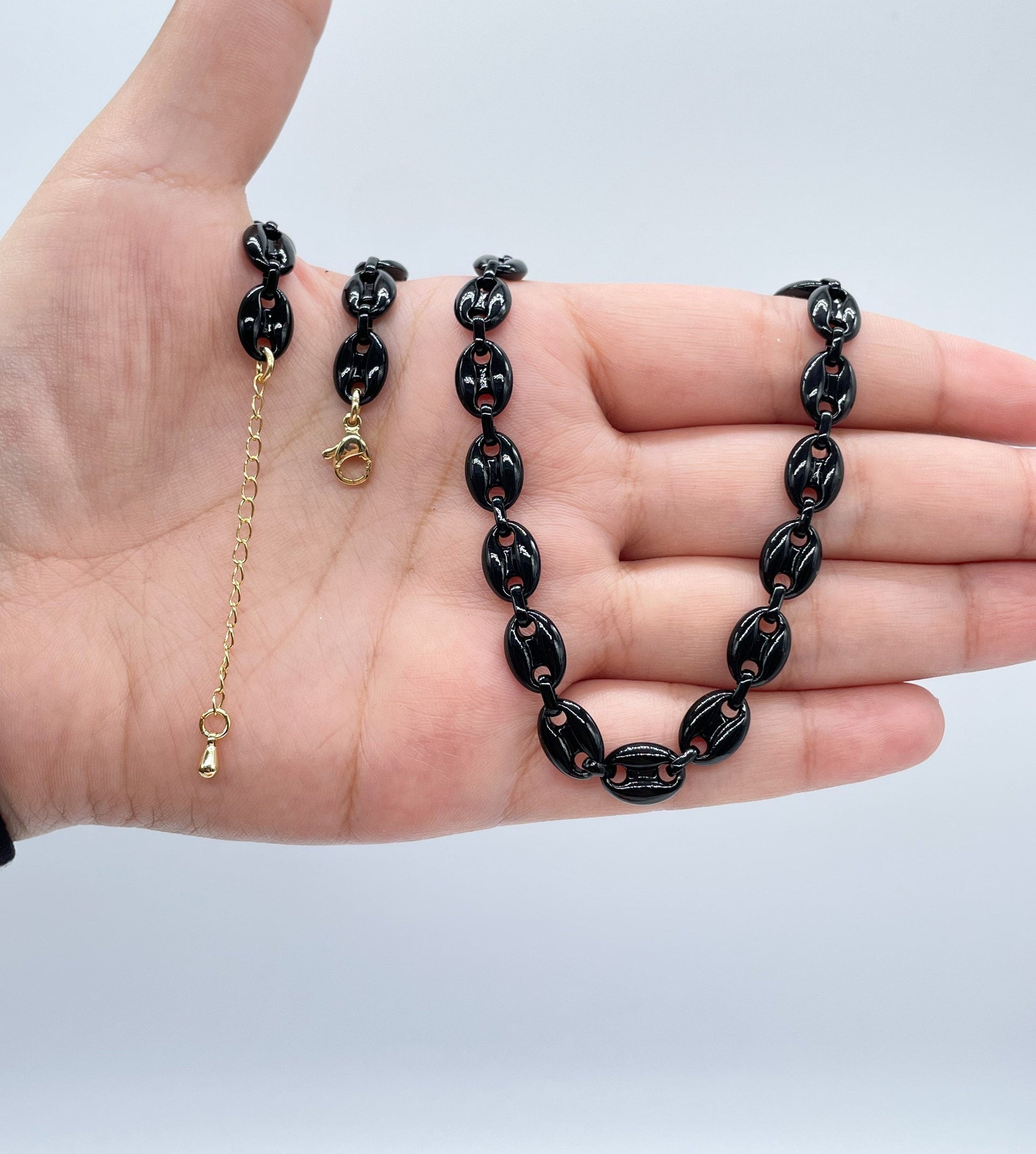 Colorful Enamel Puffy Mariner Chain