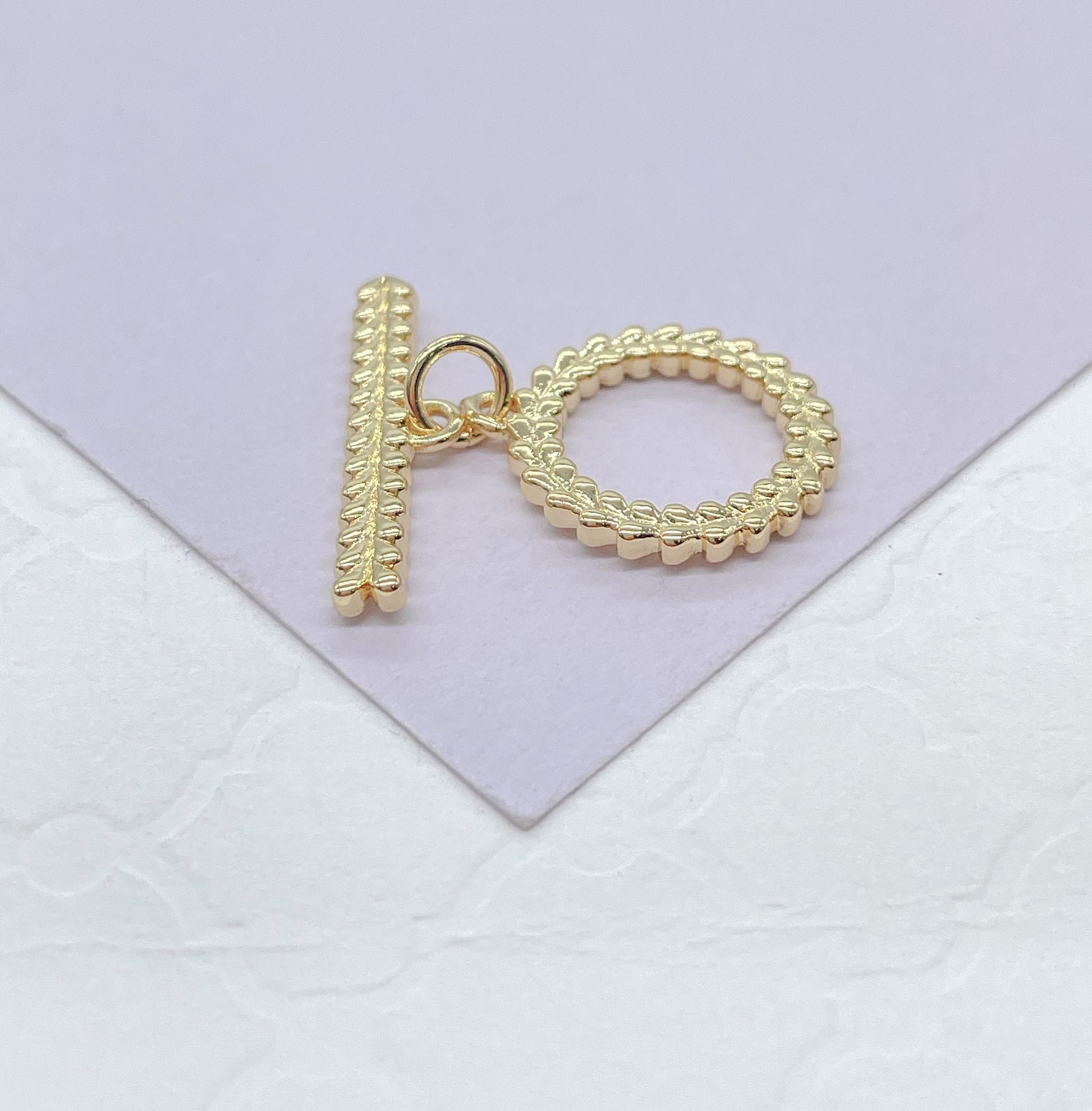 18k Gold Filled Toggle Clasps Available in Various Styles Made for Jewlery Making
