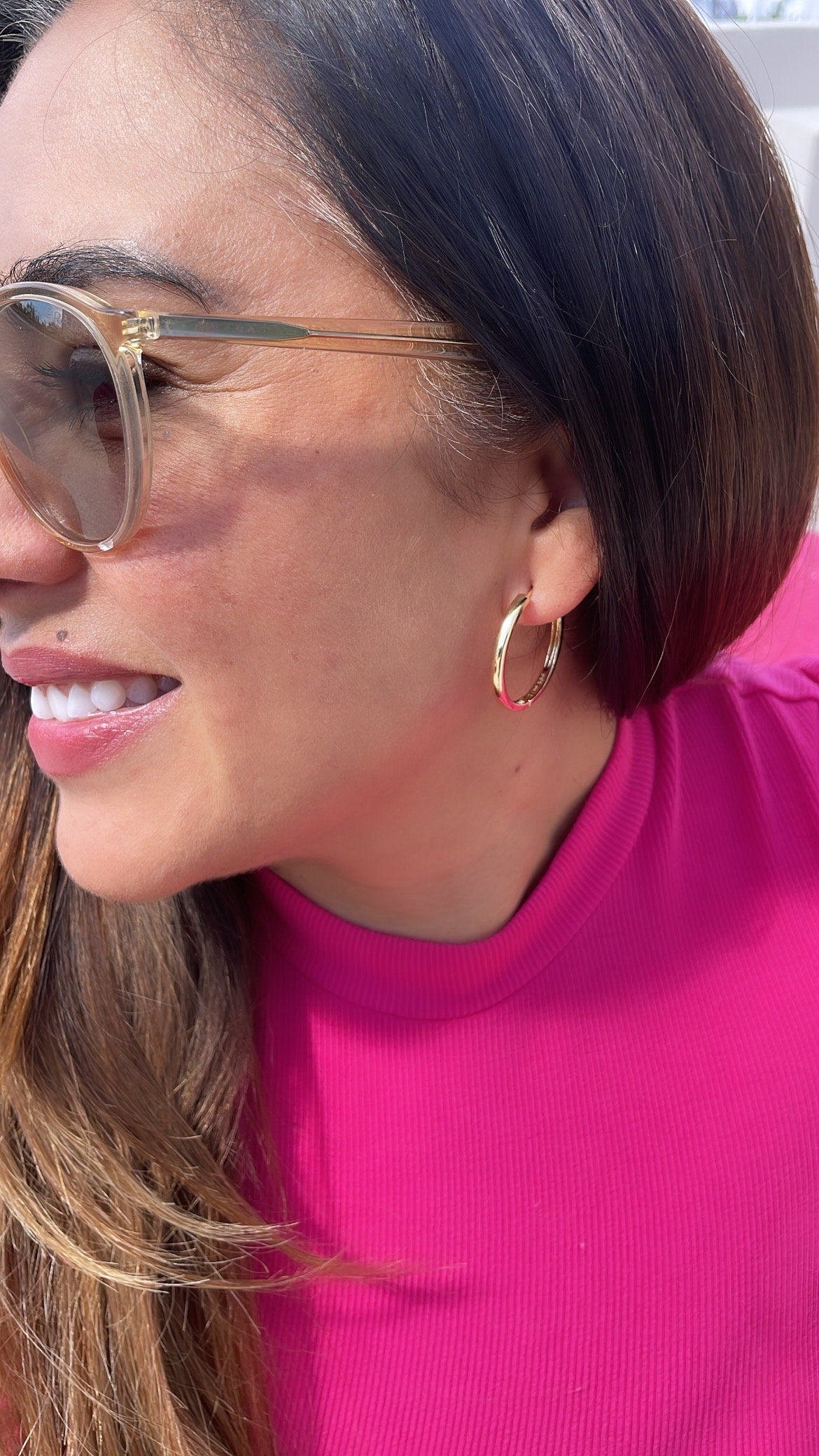 18k Gold Filled Ultra Thin Small Plain Sharp Edged Huggie-Hoop Earrings, Daily Jewlery, Gifts for her, Birthday Gift, Dainty Hoops